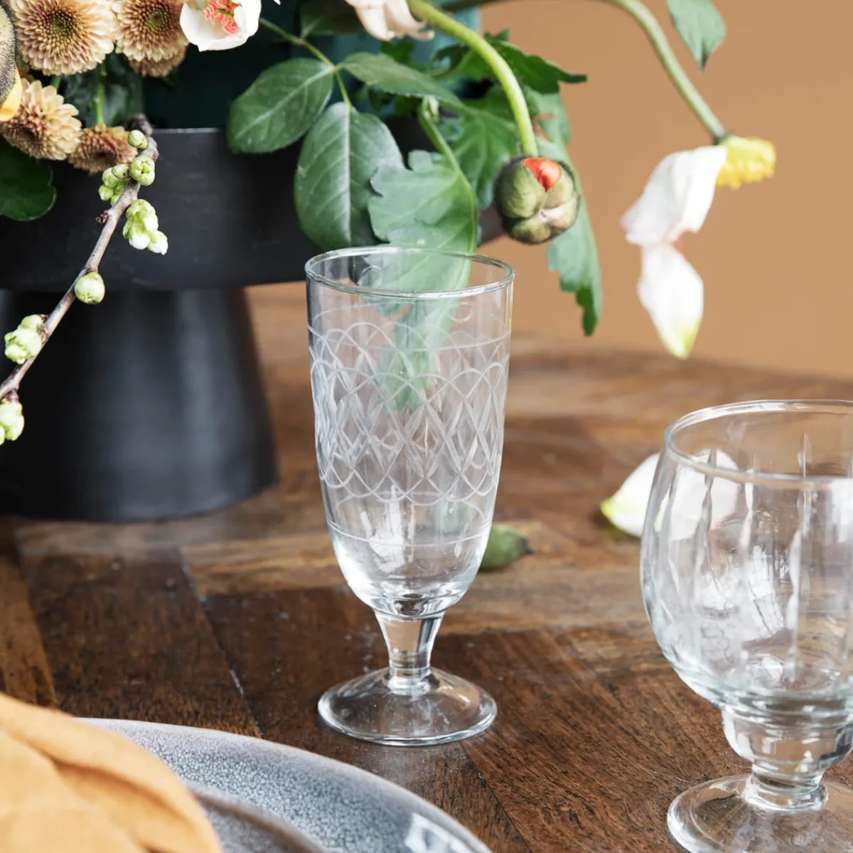 House Doctor Glas, Krus & Kopper|Borddækning>Champagneglas, HDVintage, Klar