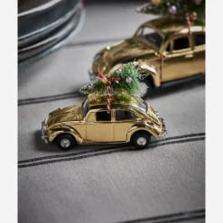 House Doctor Dekoration>Dekoration, HDMini Xmas car, Gylden