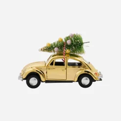 House Doctor Dekoration|Borddækning>Dekoration, HDXmas car, Gylden