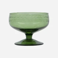 House Doctor Glas, Krus & Kopper|Borddækning>Dessertskål, HDVintage, Grøn