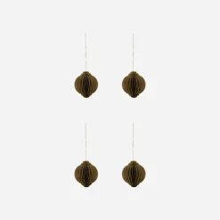 House Doctor Ornamenter>Julepynt, HDAlsta, Brun