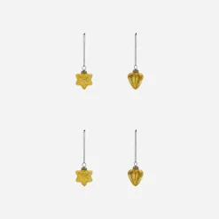 House Doctor Ornamenter>Julepynt, HDHeart and Star, Gylden