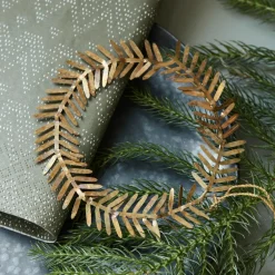 House Doctor Ornamenter>Julepynt, HDLamet, Messing