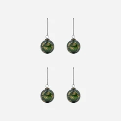 House Doctor Ornamenter>Julepynt, HDLeaf, Grøn;Guld