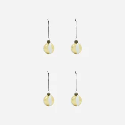 House Doctor Ornamenter>Julepynt, HDTwister, Hvid;Guld