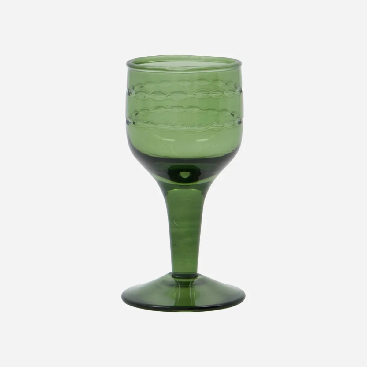House Doctor Glas, Krus & Kopper|Borddækning>Likørglas, HDVintage, Grøn