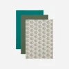 House Doctor Papir>Notesbog, HDDraw, White/Turqouise/Green