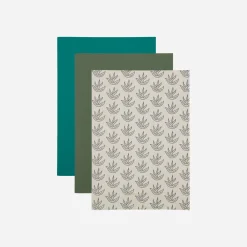 House Doctor Papir>Notesbog, HDDraw, White/Turqouise/Green