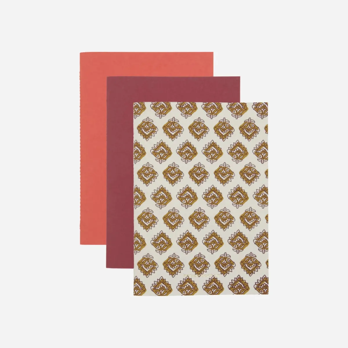 House Doctor Papir>Notesbog, HDWrite, Beige/Burgundy/Orange