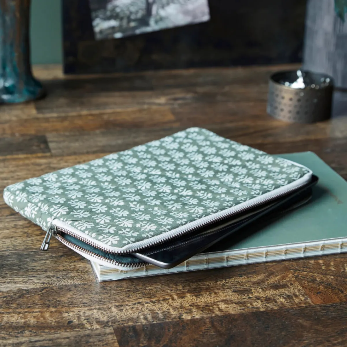 House Doctor Tilbehør>Tablet sleeve, HDRest, Grøn