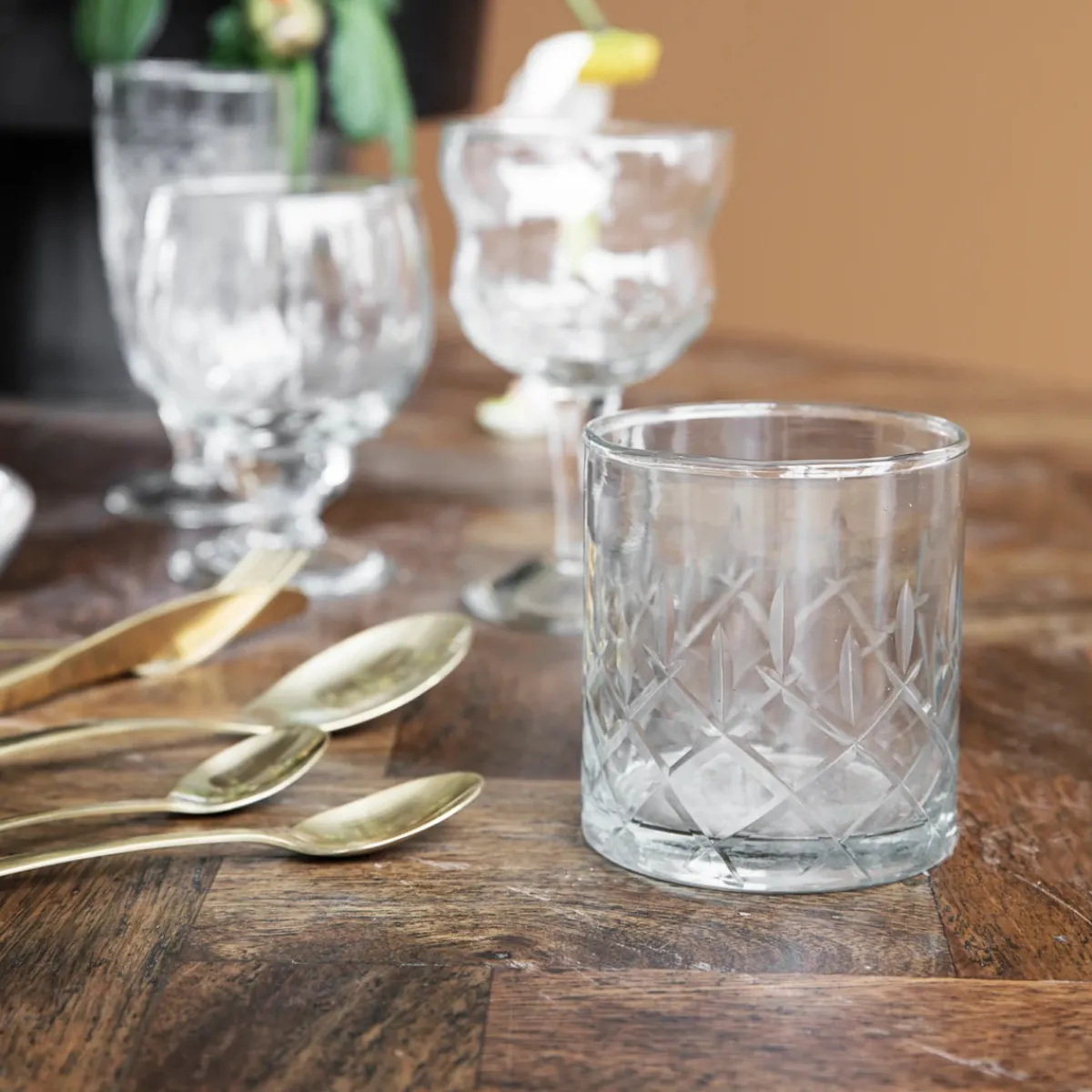 House Doctor Glas, Krus & Kopper|Borddækning>Whiskyglas, HDVintage, Klar